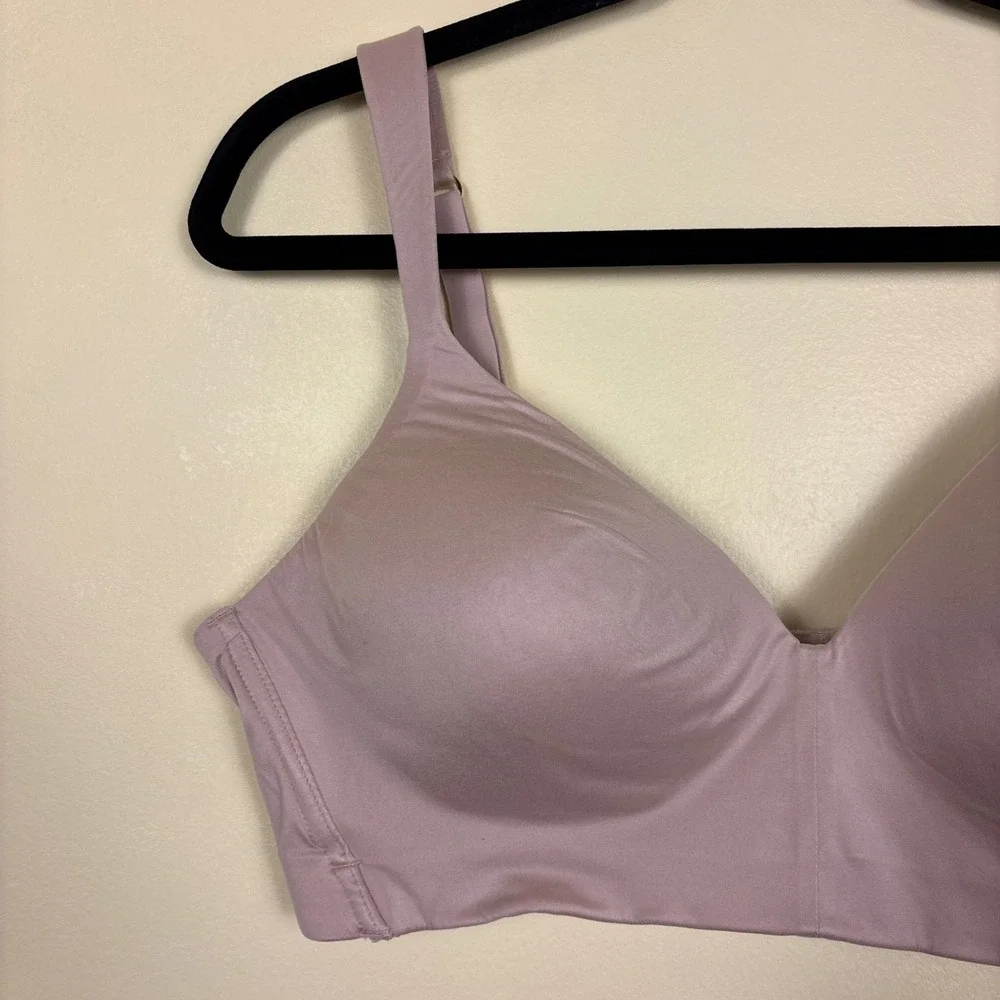 NATORI Revelation Wireless Contour Bra Size 38C Rose Beige Pink Everyday Comfort